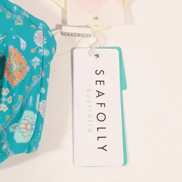 NWT Seafolly Inka Gypsy F Cup Halter Bralette Bikini Top - Picture 5 of 13